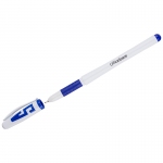 Ручка гелевая OfficeSpace синяя, 0,6мм, грип, игольчатый стержень, GP777BU_3185