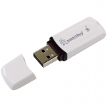 Память Smart Buy "Paean"  16GB, USB 2.0 Flash Drive, белый, SB16GBPN-W