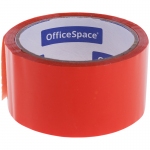 Клейкая лента упаковочная OfficeSpace, 48мм*40м, 45мкм, оранжевая, ШК, КЛ_6289