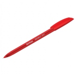 Ручка шариковая Berlingo "Triangle 100T" красная, 0,7мм, трехгран., игольчатый стержень, CBp_07108