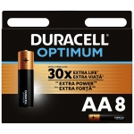 Батарейка Duracell Optimum AA (LR6) алкалиновая, 8BL, 5000394158931
