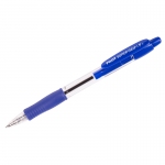 Ручка шариковая автоматическая Pilot "Super Grip" синяя, 0,7мм, синий грип, BPGP-10R-F-L