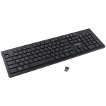 Клавиатура беспроводная Smartbuy 206, мультимедийная, USB, черная, SBK-206AG-K