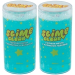 Слайм Slime "Clear-slime. Голубая мечта", голубой, с наполн. звездочки, аромат ассорти, 250г, S130-33/S300-35