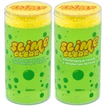 Слайм Slime "Clear-slime. Изумрудный город", зеленый, с пенопласт. шариками, аромат ассорти, 250г, S130-35/S300-36