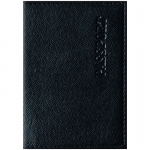 Обложка для паспорта OfficeSpace "Бизнес", кожзам, черный, 254217