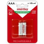 Аккумулятор Smartbuy AAA (HR03) 1100mAh 2BL, SBBR-3A02BL1100