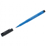Ручка капиллярная Faber-Castell "Pitt Artist Pen Brush" цвет 110 темно-синяя, пишущий узел "кисть", 167410