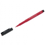 Ручка капиллярная Faber-Castell "Pitt Artist Pen Brush" цвет 121 светло-красная герань, пишущий узел "кисть", 167421
