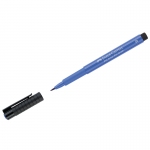 Ручка капиллярная Faber-Castell "Pitt Artist Pen Brush" цвет 143 синий кобальт, пишущий узел "кисть", 167443