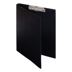 Папка-планшет с зажимом OfficeSpace А4, бумвинил, черный, 276563