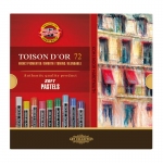 Пастель художественная Koh-I-Noor "Toison D`or Soft 8517", 72 цвета, картон. упаковка, 8517072006KS