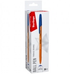 Ручка шариковая Berlingo "Tribase Orange" синяя, 0,7мм, 20шт., картонная коробка, CBp_70910_20