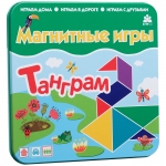 Магнитная игра Бумбарам "Танграм", металлическая коробка, IM-1014
