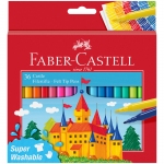 Фломастеры Faber-Castell "Замок", 36цв., смываемые, картон, европодвес, 554203