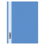 Папка-скоросшиватель пластик. OfficeSpace А4, 120мкм, голубая с прозр. верхом, 254241
