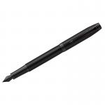 Ручка перьевая Parker "IM Achromatic Black" синяя, 0,8мм, подарочная упаковка, 2127741