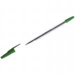 Ручка шариковая Corvina "51 Classic" зеленая, 1,0мм, прозрачный корпус, 40163/04