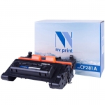 Картридж совм. NV Print CF281A (№81A) черный для LJ Enterprise M604dn/M605/M606/M630 (10500стр.), NV-CF281A