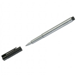 Ручка капиллярная Faber-Castell "Pitt Artist Pen Metallic" серебряный металлик, 1,5мм, 167351