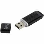 Память Smart Buy "Quartz"  64GB, USB 2.0 Flash Drive, черный, SB64GBQZ-K