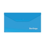 Папка-конверт на кнопке Berlingo, С6, 180мкм, синяя, AKk_06302