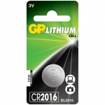 Батарейка GP CR2016 (DL2016) литиевая BC1, GP CR2016-2CRU1