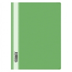 Папка-скоросшиватель пластик. OfficeSpace А4, 120мкм, зеленая с прозр. верхом, 240674