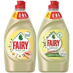 Средство для мытья посуды Fairy "Нежные руки. Ромашка и витамин Е", 450мл, 8001090016928