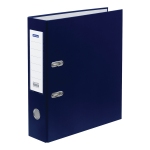 Папка-регистратор OfficeSpace, 80мм, бумвинил, с карманом на корешке, синяя, 340061