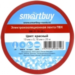 Изолента Smartbuy, 19мм*20м, 180мкм, красная, инд. упаковка, SBE-IT-19-20-r