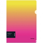Папка-уголок Berlingo "Radiance", А4, 200мкм, желтый/розовый градиент, LFp_A4001
