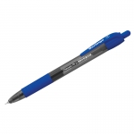 Ручка шариковая автоматическая Berlingo "Classic Pro" синяя, 0,7мм, грип, CBm_70922