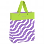 Пакет подарочный 18*23*10см MESHU "lavender Color Illusion", отд. фольгой, матовая ламинация, MS_45756
