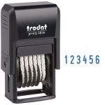 Нумератор мини автомат Trodat, 3,8мм, 6 разрядов, пластик (53199), 4836