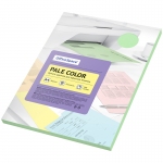 Бумага цветная OfficeSpace "Pale Color", А4, 80г/м², 100л., (зеленый)