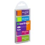 Ластик Berlingo "Fuze", 5шт., прямоугольные, 50*20*11мм, пластиковая коробка, BLc_00380_5