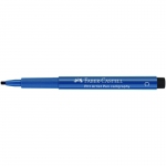 Ручка капиллярная Faber-Castell "Pitt Artist Pen Calligraphy" цвет 247 индантреновый синий, С=2,5мм, пишущий узел каллиграфический, 167547