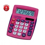 Калькулятор настольный Citizen SDC-450NPKCFS, 8 разрядов, двойное питание, 87*120*22мм, розовый, SDC-450NPKCFS