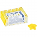 Легкий пластилин для лепки Мульти-Пульти, желтый, 6шт., 60г, прозрачный пакет, ЛП_43148