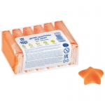 Легкий пластилин для лепки Мульти-Пульти, оранжевый, 6шт., 60г, прозрачный пакет, ЛП_43168