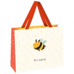 Пакет подарочный 23*18*10см MESHU "Bee for you", выб. лак, матовая ламинация, MS_45806