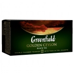Чай Greenfield "Golden Ceylon", черный, 25 фольг. пакетиков по 2г, 0352-10