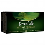 Чай Greenfield "Flying Dragon", зеленый, 25 фольг. пакетиков по 2г, 0358-10