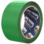 Клейкая лента упаковочная Unibob, 48мм*66м, 45мкм, зеленая, 30488
