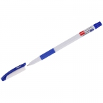 Ручка шариковая Cello "Slimo Grip white body " синяя, 0,7мм, грип, штрих-код, 2670