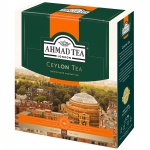 Чай Ahmad Tea "Цейлонский", черный, 100 фольг. пакетиков по 2г, 163i-08