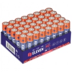 Батарейка Eleven AA (LR6) алкалиновая, OS40, 301749