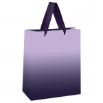 Пакет подарочный 26*32*12см MESHU "Duotone. Purple gradient", отд. фольгой, матовая ламинация, MS_45828
