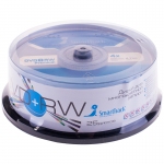 Диск DVD+RW 4.7Gb Smart Track 4x Cake Box (25шт), ST000304
